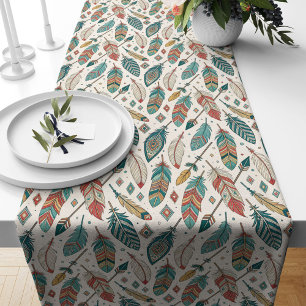 Caminho De Mesa Grande Eclectic Ethnic Mesa Runner Feather Arrows Theme