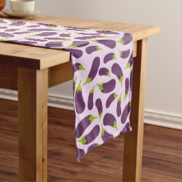 Caminho De Mesa Grande EggPlant EggPlant Purple Vegetal Design