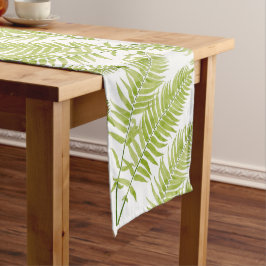 Caminho De Mesa Grande Feathery Fern em um Runner de Mesa