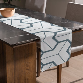 Caminho De Mesa Grande Formas Geométricas Padrão Invisível