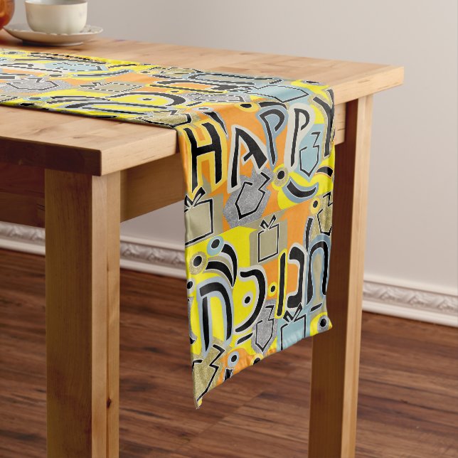 Caminho De Mesa Grande Happy Hanukkah Happy (No Local)