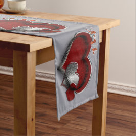 Caminho De Mesa Grande Linen de Mesa da Coração Magica