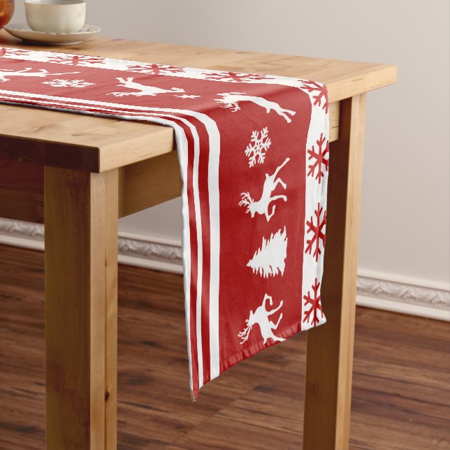 Caminho De Mesa Grande Linhas de Flocos de Neve para Reinadores Elegantes (No Local)