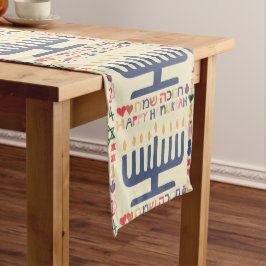 Caminho De Mesa Grande Menorá de Hanukkah