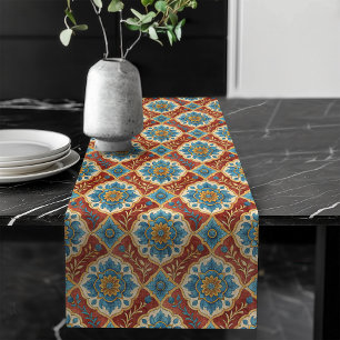 Caminho De Mesa Grande Mesa Estilo Estilo Estilo Espanhol para Decoração