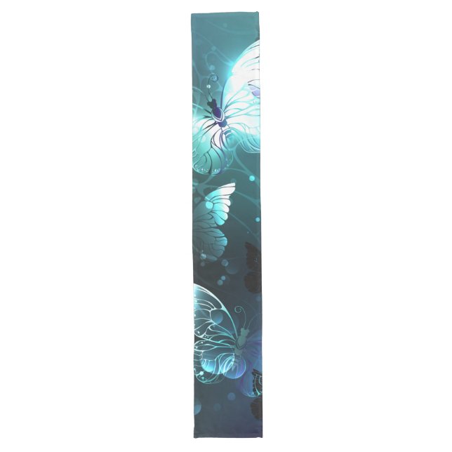 Caminho De Mesa Grande Mint Night Butterflies (Frente)