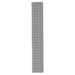 Caminho De Mesa Grande Modern Grey Abstract Table Runner