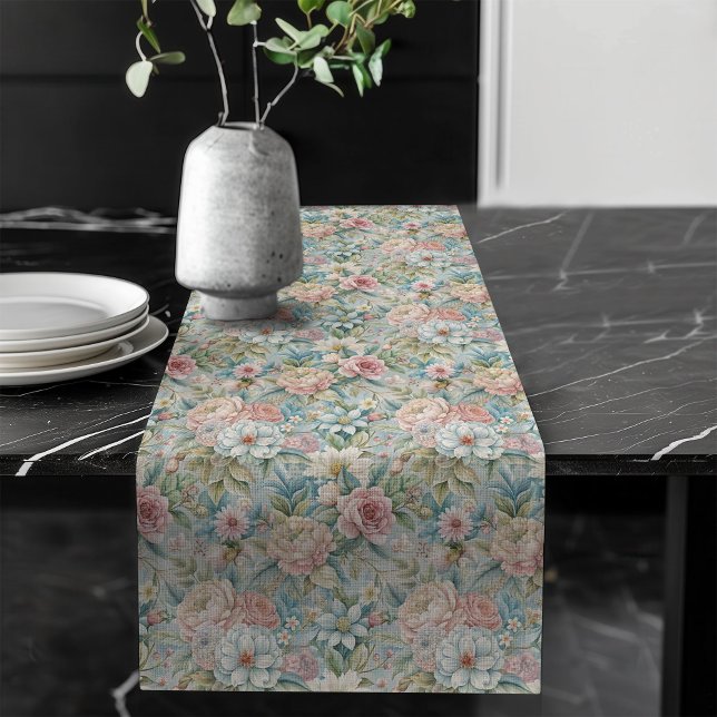 Caminho De Mesa Grande Motifs Itriciados Inspirados Em Rococo, De Luxo Ch (Chic Luxury Rococo-Inspired Intricate Motifs Long Table Runner)
