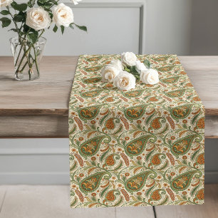 Caminho De Mesa Grande Na moda Paisley Pastel Earthy Boho Jantar