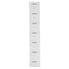 Caminho De Mesa Grande Natal Branco da Feliz Rinestone Elegante