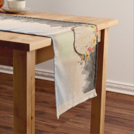 Caminho De Mesa Grande Outono Deixa Fogão Florestal