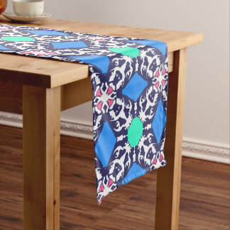 Caminho De Mesa Grande Padrão Bulldog Preto Branco Mesa Curta