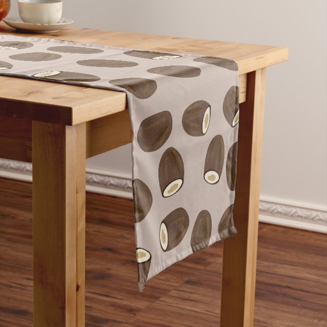 Caminho De Mesa Grande Padrão de Coco (No Local)