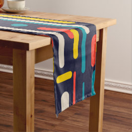 Caminho De Mesa Grande Padrão de Retângulo Arredondado Geométrico