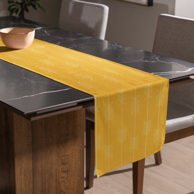 Caminho De Mesa Grande Padrão de setas (table runner)