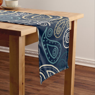 Caminho De Mesa Grande Paisley Pattern