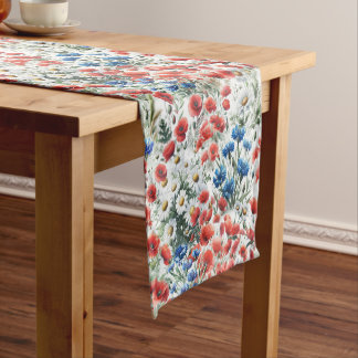 Caminho De Mesa Grande Passeio de Mesa de Papoula de Margarida de Flor Si