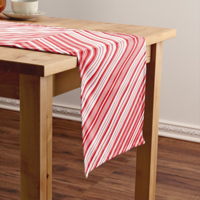 Caminho De Mesa Grande Peppermint Chevron Mesa Runner (No Local)