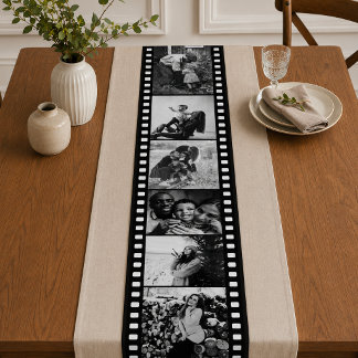 Caminho De Mesa Grande Personalize Sua Própria Faixa de Filme de Foto