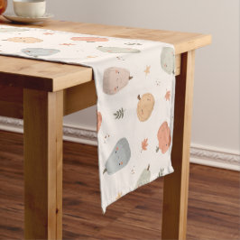Caminho De Mesa Grande Pumpkin Feliz - Mesa Runner