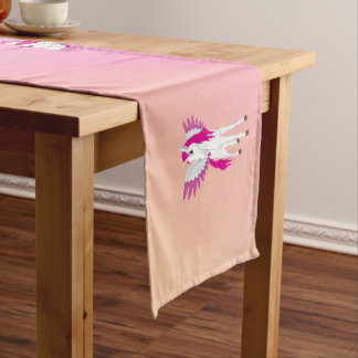 Caminho De Mesa Grande Rainbow Pastel Unicorn Long Mesa Runner