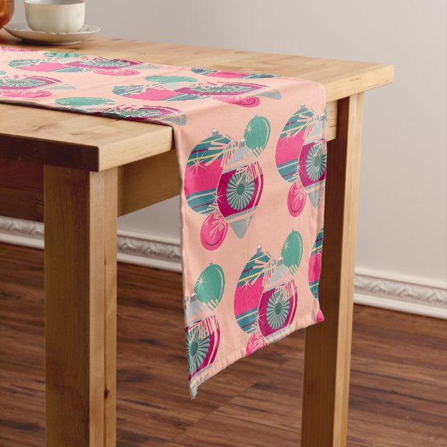 Caminho De Mesa Grande Retro Shiny Brite Enfeites de natal (No Local)