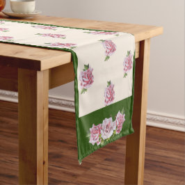 Caminho De Mesa Grande Rosas esculturais em um corredor de Mesa