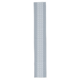 Caminho De Mesa Grande Stylish Charm: Grey & White Table Runner