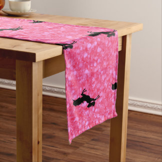 Caminho De Mesa Grande Tema do Partido Unicórnio Pastel Cor-de-Rosa Glitt