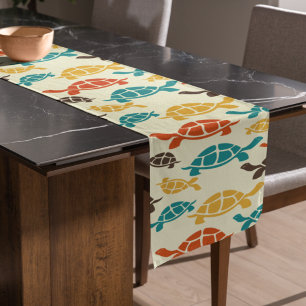 Caminho De Mesa Grande Tortoise multicolorido