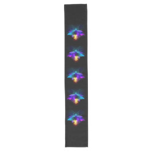 Caminho De Mesa Grande Vaga-lume Neon em preto