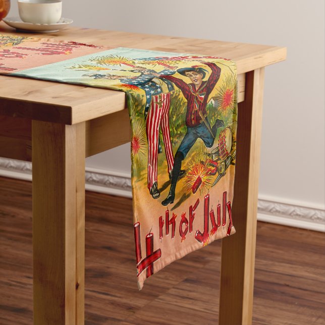 Caminho De Mesa Grande Vintage 4 de julho (No Local)