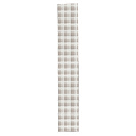 Caminho De Mesa Grande Xadrez buffalo marrom moca gingham 