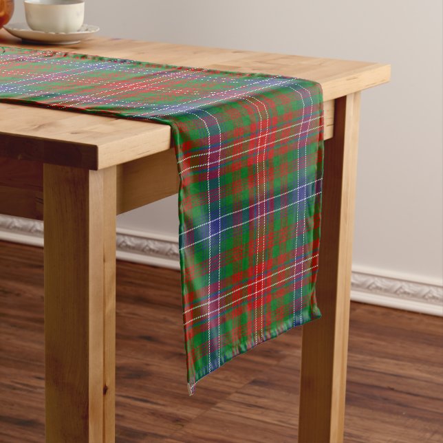 Caminho De Mesa Grande Xadrez Escocesa Clan Wilson Tartan (No Local)
