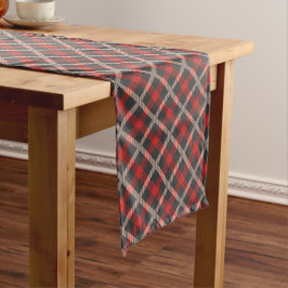 Caminho De Mesa Grande Xadrez Vermelha Flannel Lumberjack
