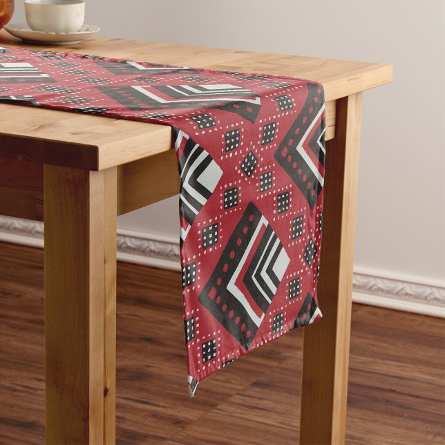 Caminho De Mesa Grande Zimbabwean Traditional Jira reRetso African Print  (Zimbabwean Traditional Jira reRetso African Print Long Table Runner)