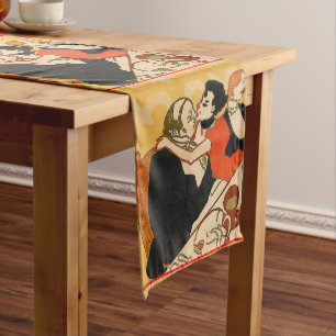 Caminho De Mesa Médio Abstrato Formas, Estilo Matisse, adicionar texto,
