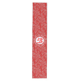 Caminho De Mesa Médio Bandeira Personalizada LOVE Vermelho Canadense