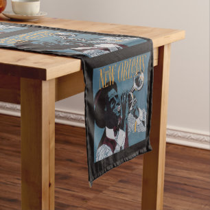 Caminho De Mesa Médio Corredor da mesa da música de Nova Orleães