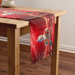 Caminho De Mesa Médio Cute Duck Christmas Holiday Table Runner