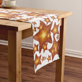 Caminho De Mesa Médio Design laranja brilhante de Starfish brilhante