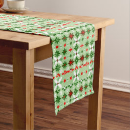 Caminho De Mesa Médio Edição 4 do Natal Fair Isle Escandinavo