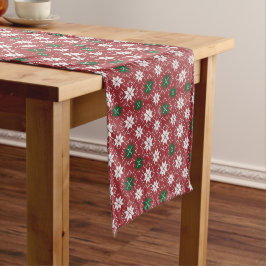 Caminho De Mesa Médio Edição de Natal 1 da Fair Isle Escandinava