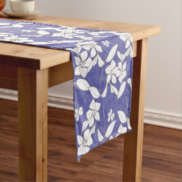 Caminho De Mesa Médio Flores brancas modernas em um piscar de olhos