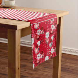 Caminho De Mesa Médio Impressão de Hortelã de Natal