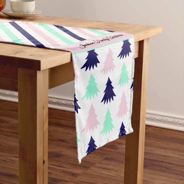 Caminho De Mesa Médio Impressão de Natal (No Local)