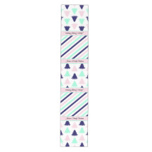 Impressão de Natal Rosa Pastel e Verde