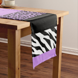 Caminho De Mesa Médio Impressão Leopardo, Impressão Zebra, Impressão Ani
