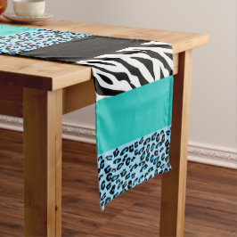 Caminho De Mesa Médio Impressão Leopardo, Impressão Zebra, Impressão Ani