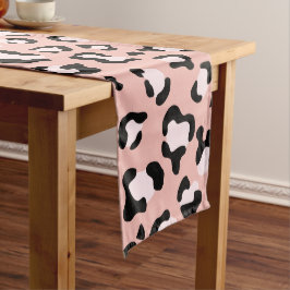 Caminho De Mesa Médio Impressão Leopardo, Manchas Leopardo, Leopardo Ros